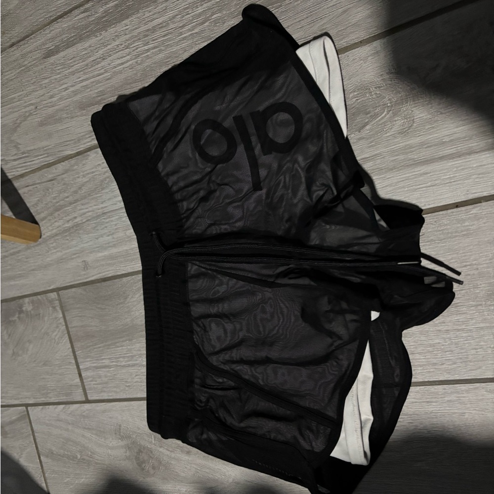 ALO Yoga Black and White Shorts